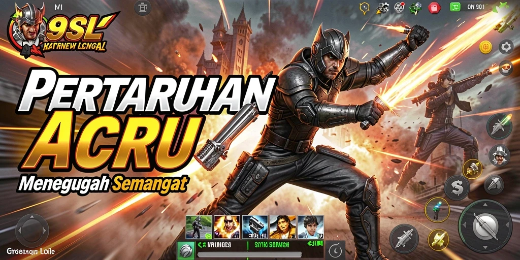 Screenshot gameplay 9SL menampilkan aksi pertempuran yang mendebarkan dan karakter yang dinamis.
