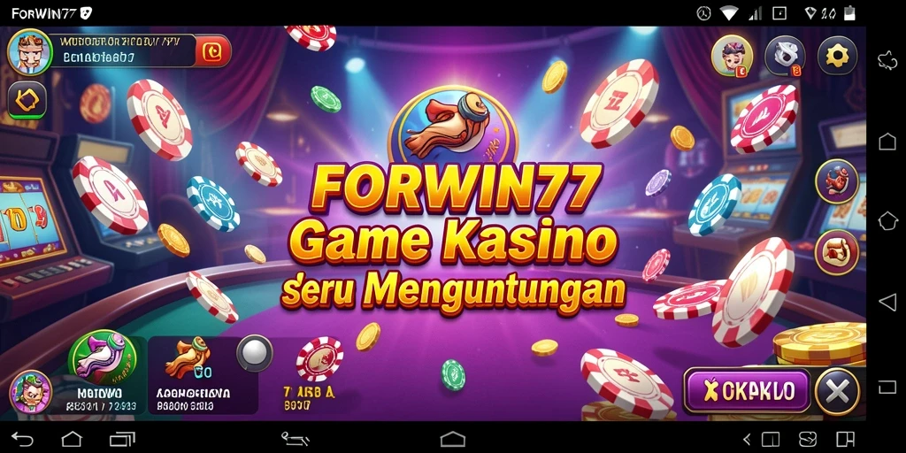 Tampilan seru gameplay Kasino di FORWIN77 yang menegangkan.
