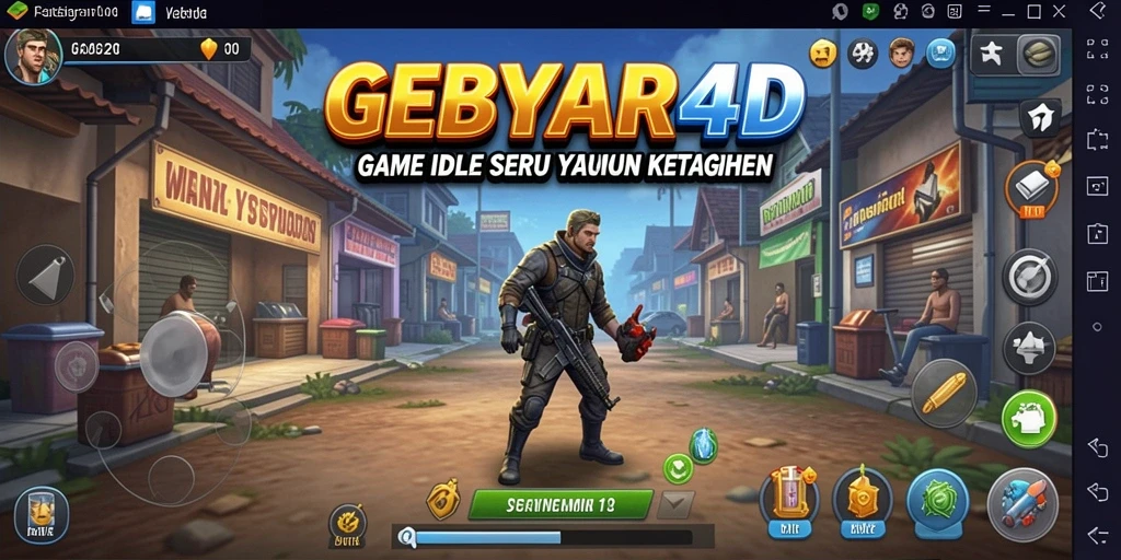 Tampilan gameplay GEBYAR4D yang menarik dan adiktif.